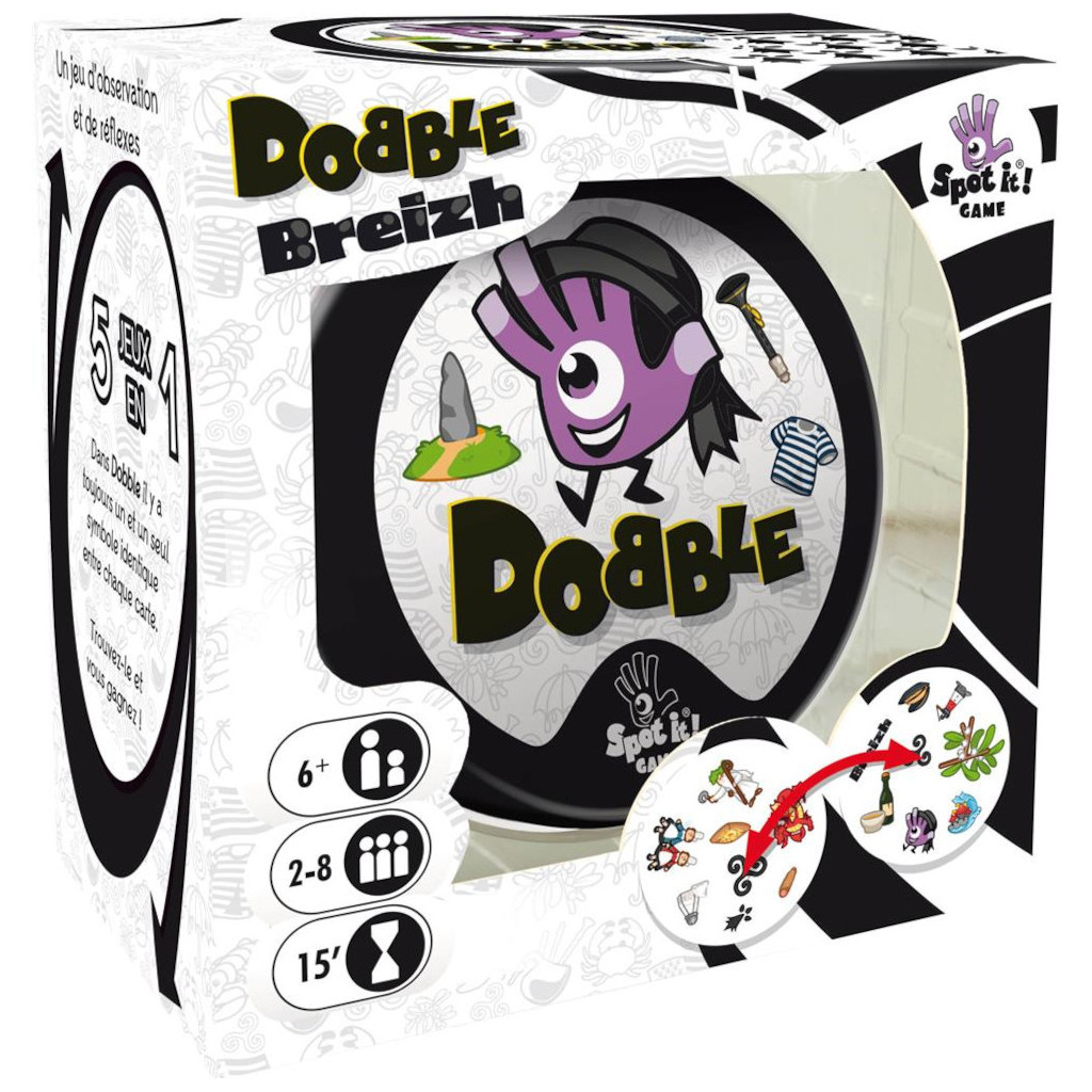 Dobble gourmandise Asmodée : King Jouet, Jeux de cartes Asmodée - Jeux de  société