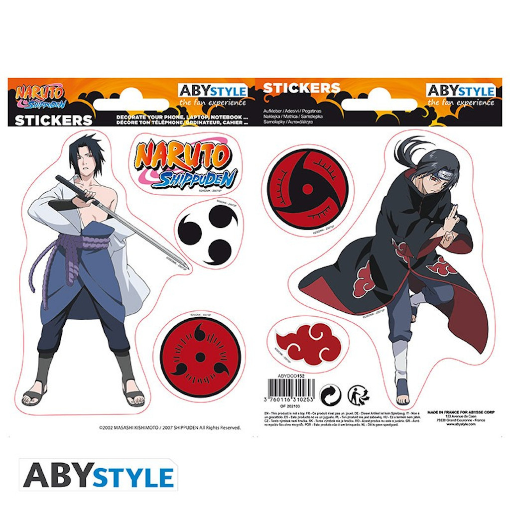 Acheter Stickers Sasuke & Itachi - Naruto Shippuden - Ludifolie