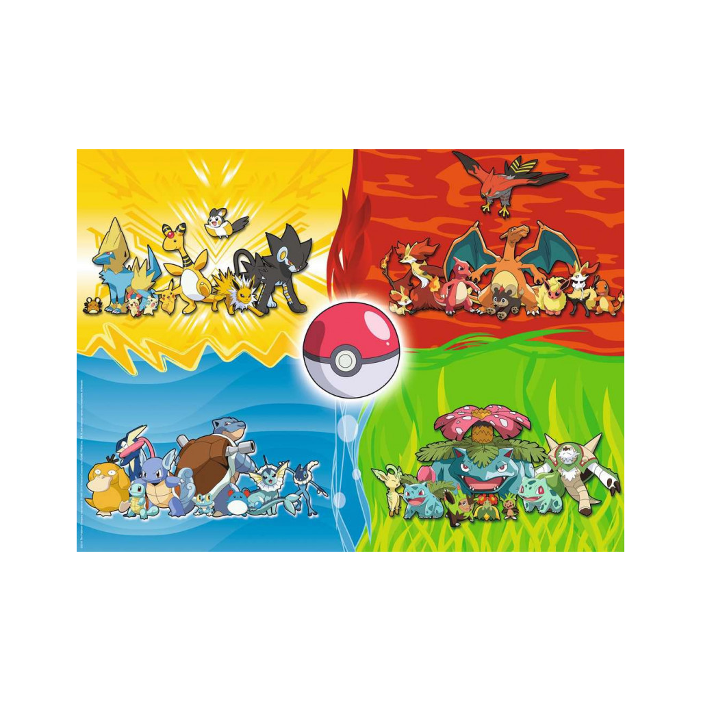Acheter Puzzle Pokémon - Différents types - 150 Pièces - Ludifolie
