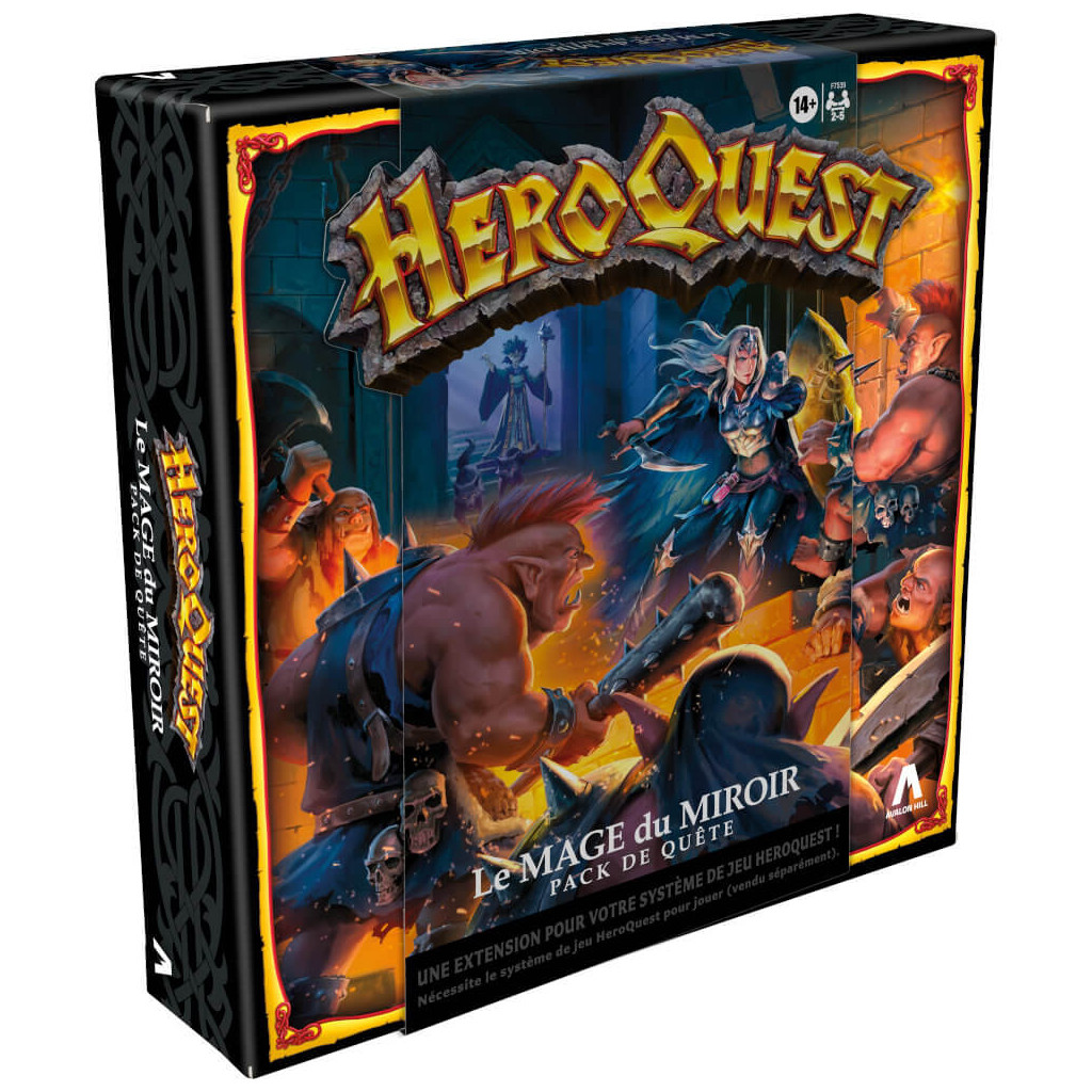 HeroQuest Pack de quête Le mage du miroir - jeu de rôle - jeu de plateau -  système de