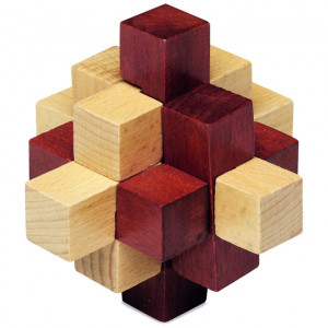 Casse-tête classique en bois, 9 pièces, jeu de Puzzle, jeu pour adultes et  enfants