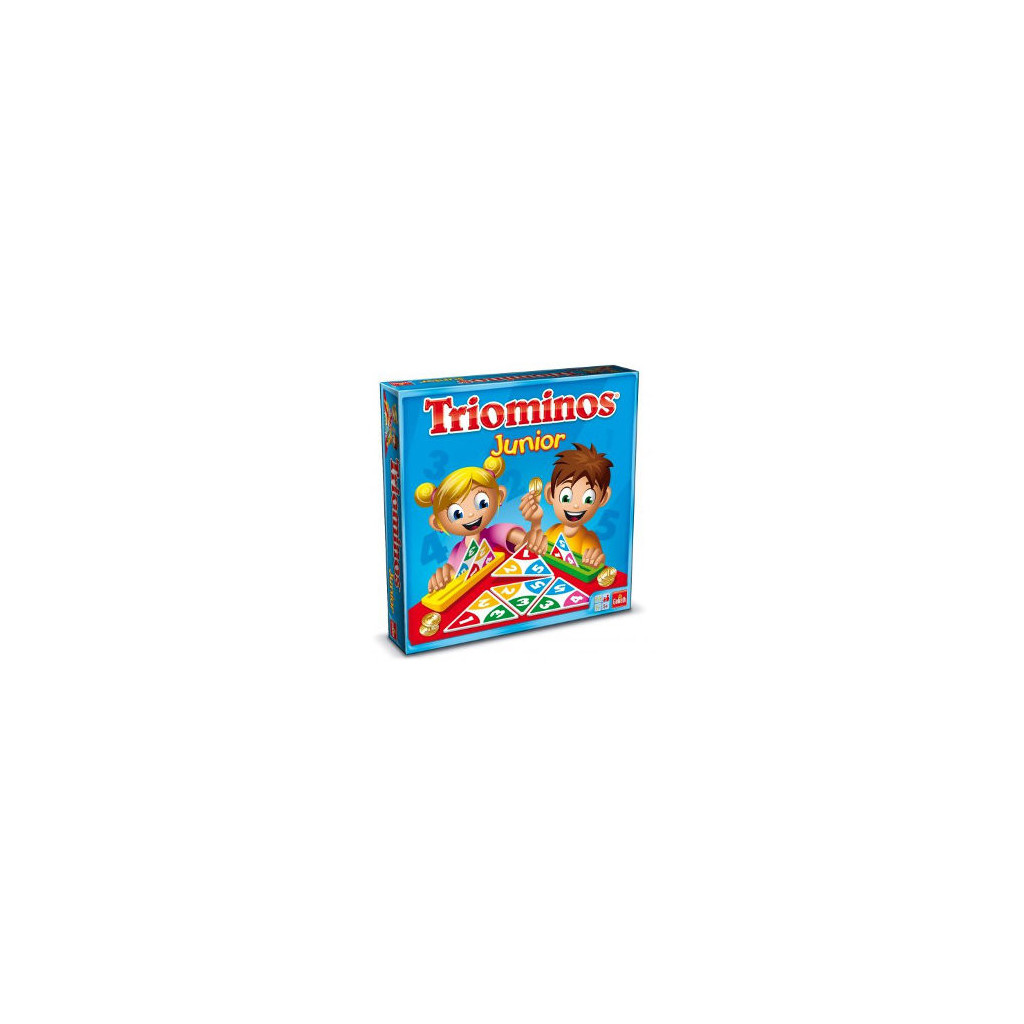 Triominos Junior - Variante du célèbre Triominos adapté aux enfants -  Goliath