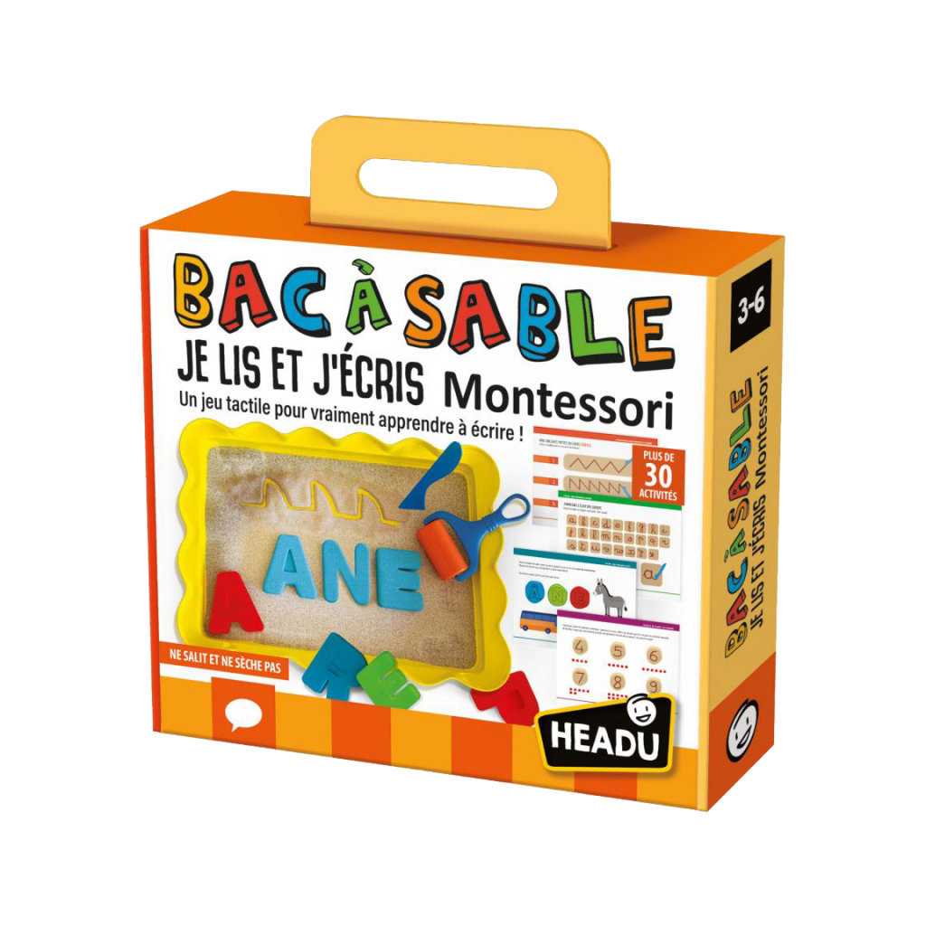 Acheter Bac à Sable - Je Lis et j'Ecris Montessori - Headu