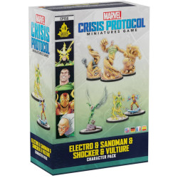 Marvel Crisis Protocol : Electro & Sandman & Shocker & Vulture