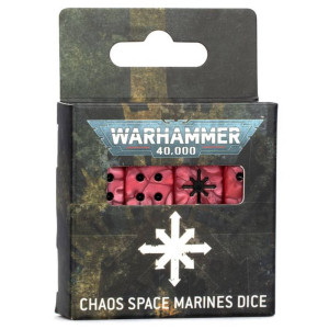 Warhammer 40K - Set de dés Chaos Space Marines