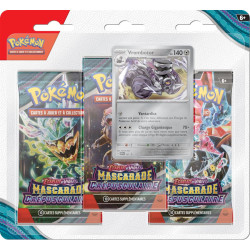 Pokemon EV06 : Mascarade Crépusculaire - Pack 3 Boosters