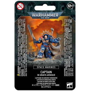 Warhammer 40K : Space Marines - Captain in Gravis Armour