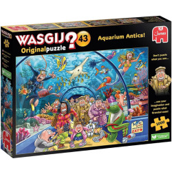 Puzzle Wasgij Original 43 - Panique à l'Aquarium ! - 1000 pièce