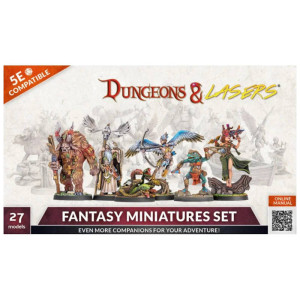 Dungeons & Lasers - Fantasy Miniatures Set