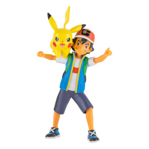 Pokémon - Figurine Battle Feature Ash & Pikachu