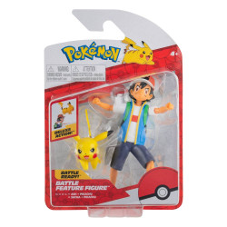 Pokémon - Figurine Battle Feature Ash & Pikachu