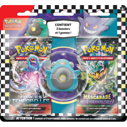 Pokémon - Pack 2 Boosters + Gomme - 2024