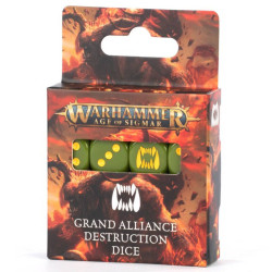 Age of Sigmar - Set de dés Grand Alliance Destruction