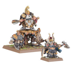 Warhammer : The Old World - Dwarfen Moutain Holds - Dwarf Lords with Shieldbearers