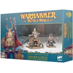 Warhammer : The Old World - Dwarfen Moutain Holds - Dwarf Lords with Shieldbearers