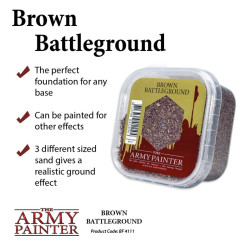 Army Painter : Flocage - Brown Battleground