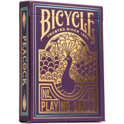 Cartes Bicycle Peacock Purple