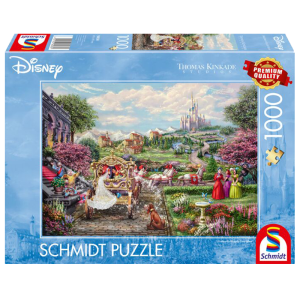 Puzzle Kinkade - Cendrillon - Et Ils Vécurent Heureux - 1000 pièces