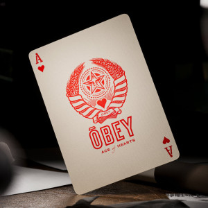 Cartes Bicycle Theory 11 - Obey Rouge