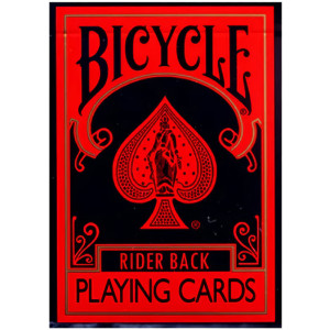 Cartes Bicycle - Reverse Rouge et Noir