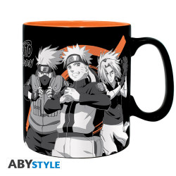 Naruto Shippuden - Mug Groupe Noir & Blanc