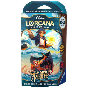 Lorcana S6 - La Mer Azurite : Starter Jim Hawkins et Tigrou