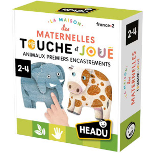 La Maison des Maternelles - Touche et Joue : Animaux Premiers Encastrements