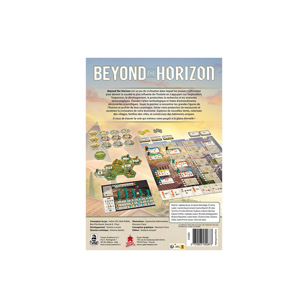 Acheter Beyond The Horizon Jeu De Soci T Super Meeple Ludifolie