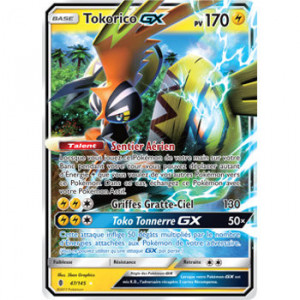 Carte Pokemon Tokorico Gx 170 PV - Pokémon - Achetez sur ludifolie